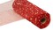 Deco Mesh: Red and White Snow Mesh 10" x 10 Yards – Decorative Flocked Christmas Mesh for Wreaths, Garlands, Swags, and Winter Crafts